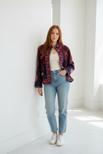 Load image into Gallery viewer, Velvet Suzani Jacket (Short)
