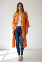 Load image into Gallery viewer, Vintage Sari Kimono Long