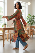 Load image into Gallery viewer, Vintage Sari Kimono Long