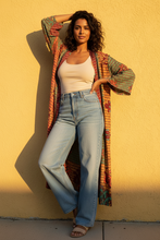 Load image into Gallery viewer, Vintage Sari Kimono Long