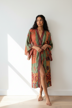 Load image into Gallery viewer, Vintage Sari Kimono Long