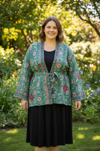 Load image into Gallery viewer, Kantha Blockprint Coat
