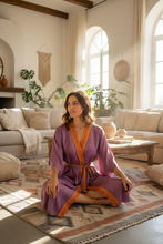 Load image into Gallery viewer, Vintage Sari Kimono Long