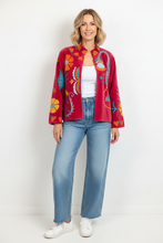 Load image into Gallery viewer, Velvet Suzani Jacket (Short)