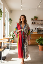 Load image into Gallery viewer, Vintage Sari Kimono Long