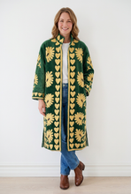 Load image into Gallery viewer, Velvet Suzani Long Jacket