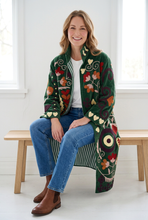 Load image into Gallery viewer, Velvet Suzani Long Jacket