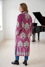Load image into Gallery viewer, Velvet Suzani Long Jacket