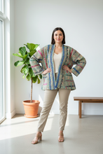 Load image into Gallery viewer, Kantha Blockprint Coat