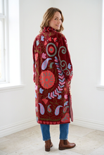 Load image into Gallery viewer, Velvet Suzani Long Jacket