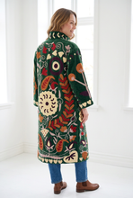 Load image into Gallery viewer, Velvet Suzani Long Jacket