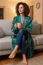 Load image into Gallery viewer, Vintage Kantha Kimono Robe