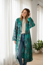 Load image into Gallery viewer, Vintage Kantha Kimono Robe