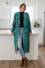 Load image into Gallery viewer, Vintage Kantha Kimono Robe