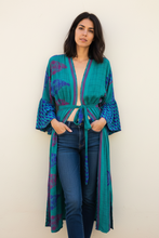 Load image into Gallery viewer, Vintage Sari Kimono Long