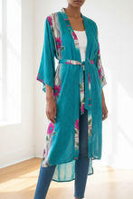 Load image into Gallery viewer, Vintage Sari Kimono Long