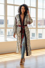Load image into Gallery viewer, vintage Sari Kimono Long