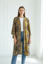 Load image into Gallery viewer, Vintage Sari Kimono Long