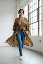 Load image into Gallery viewer, Vintage Sari Kimono Long