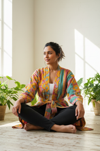 Load image into Gallery viewer, Vintage Kantha Kimono Robe