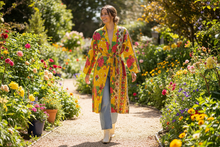Load image into Gallery viewer, Vintage Kantha Kimono Robe