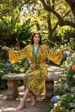 Load image into Gallery viewer, Vintage Sari Kimono long
