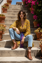 Load image into Gallery viewer, Vintage Sari Kimono Long