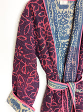 Load image into Gallery viewer, Vintage Sari Kantha Jacket long