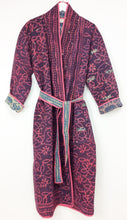 Load image into Gallery viewer, Vintage Sari Kantha Jacket long