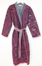 Load image into Gallery viewer, Vintage Sari Kantha Jacket long