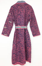 Load image into Gallery viewer, Vintage Sari Kantha Jacket long