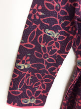 Load image into Gallery viewer, Vintage Sari Kantha Jacket long