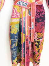 Load image into Gallery viewer, Vintage Sari Kantha Jacket Long