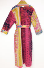 Load image into Gallery viewer, Vintage Sari Kantha Jacket Long