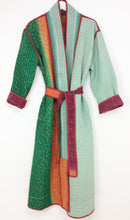 Load image into Gallery viewer, Vintage Sari Kantha Jacket long
