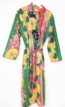 Load image into Gallery viewer, Vintage Sari Kantha Jacket Long