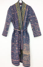 Load image into Gallery viewer, Vintage Sari Kantha Jacket long