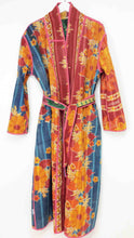 Load image into Gallery viewer, Vintage Sari Kantha Jacket Long