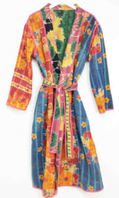 Load image into Gallery viewer, Vintage Sari Kantha Jacket Long