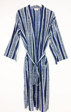 Load image into Gallery viewer, Indigo Blockprinted Kimono