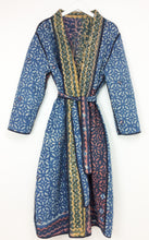 Load image into Gallery viewer, Vintage Sari Kantha Jacket long