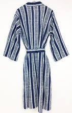 Load image into Gallery viewer, Indigo Blockprinted Kimono