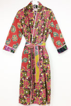 Load image into Gallery viewer, Vintage Sari Kantha Jacket Long