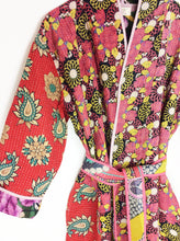 Load image into Gallery viewer, Vintage Sari Kantha Jacket Long