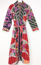 Load image into Gallery viewer, Vintage Sari Kantha Jacket Long