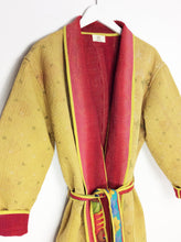 Load image into Gallery viewer, Vintage Sari Kantha Jacket long