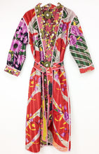 Load image into Gallery viewer, Vintage Sari Kantha Jacket Long