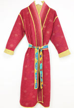 Load image into Gallery viewer, Vintage Sari Kantha Jacket long
