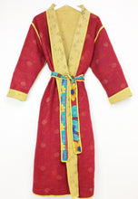 Load image into Gallery viewer, Vintage Sari Kantha Jacket long
