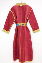 Load image into Gallery viewer, Vintage Sari Kantha Jacket long